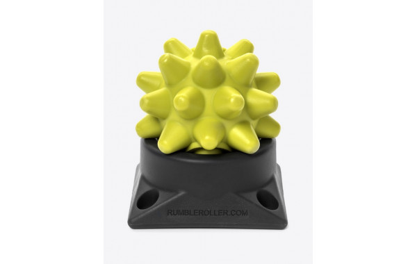 Массажный мяч с подставкой RumbleRoller Original Beastie Ball BXA салатовый 600_380