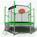 Батут i-Jump Classic Basket 16FT 488 см с нижней сетью и лестницей зеленый 75_75