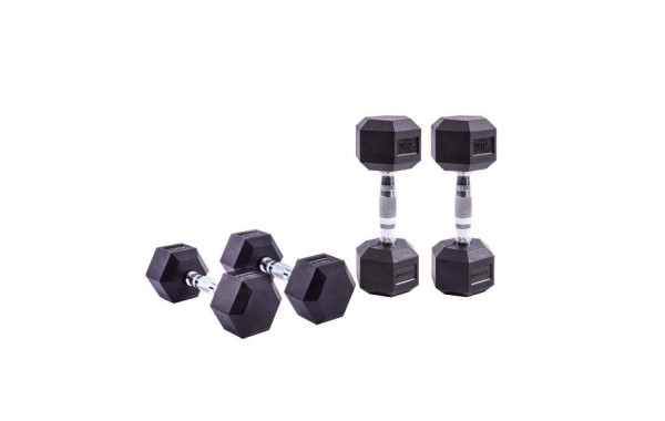 Гексагональные гантели 17,5кг Live Pro Hex Dumbbell LP8005-17.5, пара 600_380