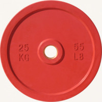 Диск обрезиненный 25кг Johns DR71025 - 25С красный