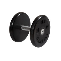 Гантель классик с вращающейся ручкой хром 13 кг MB Barbell MB-FdbEM-B13