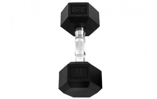 Гантель шестигранная 7,5 кг UFC UHA-69825 600_380