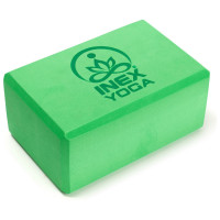 Блок для йоги 23x15x10см Inex Yoga Block EVA 4" YGBK-GG зеленый