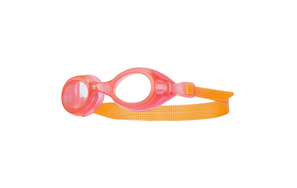Очки для плавания детские TYR Aqua Blaze LGKTKSTP-685 оранжевая оправа 600_380