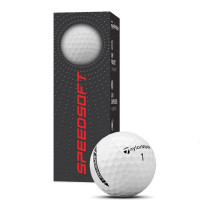 Мяч для гольфа TaylorMade SpeedSoft White N2747001 белый (3шт)