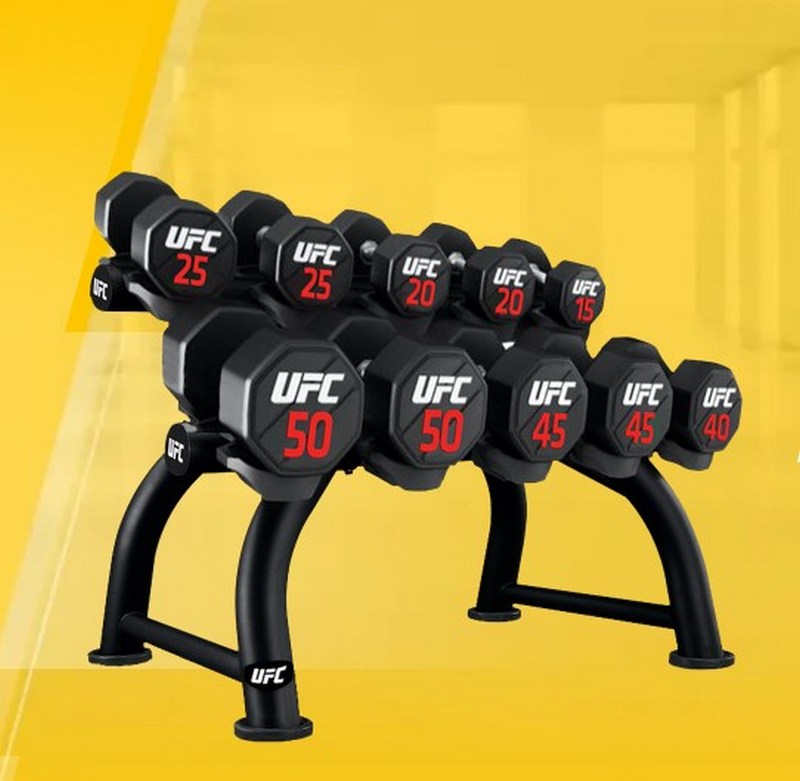 Уретановые гантели UFC Premium 30kg (пара) UFC UFC-DBPU-8319 800_781