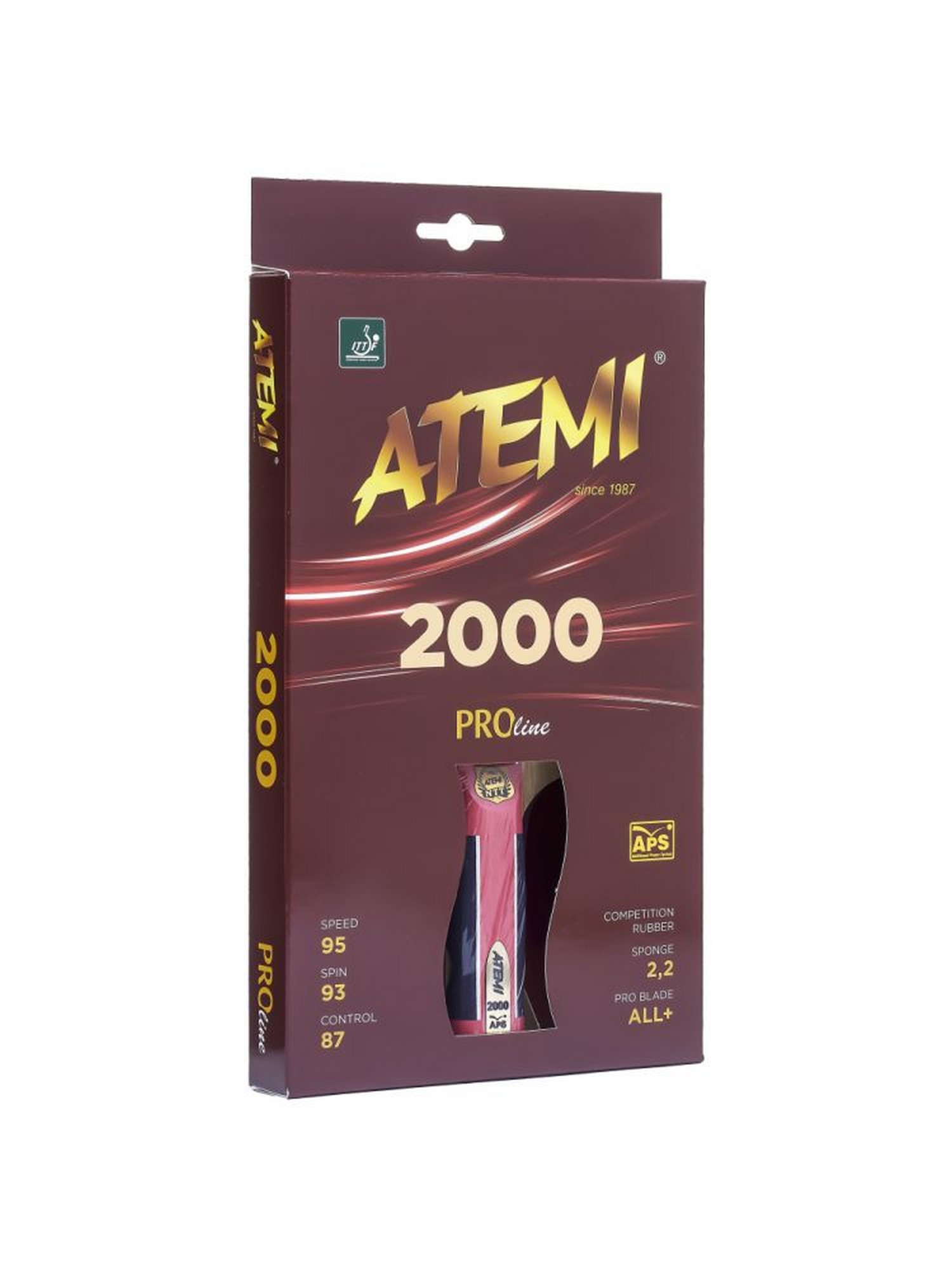 Ракетка для настольного тенниса Atemi PRO 2000 CV 1500_2000