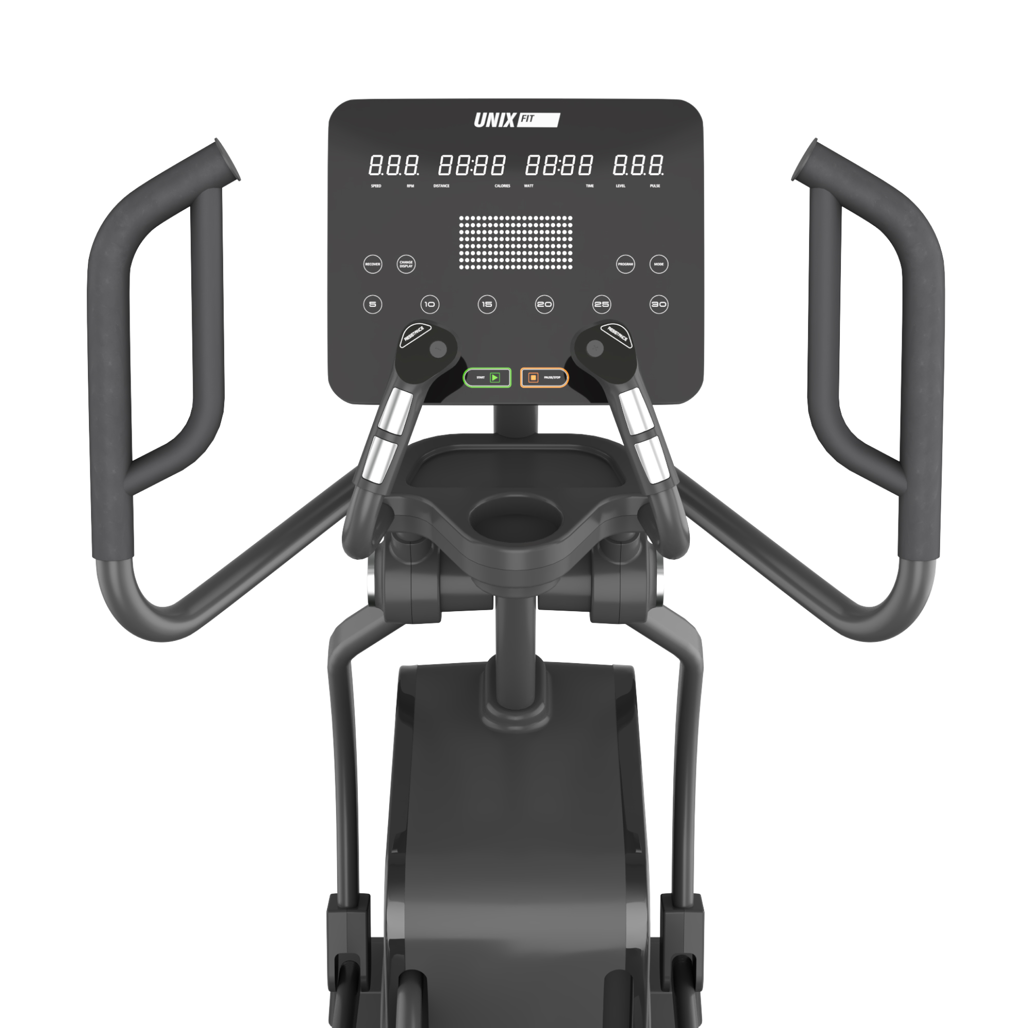 Эллиптический тренажер UnixFit E-1600 PRO (LED) 2000_2000