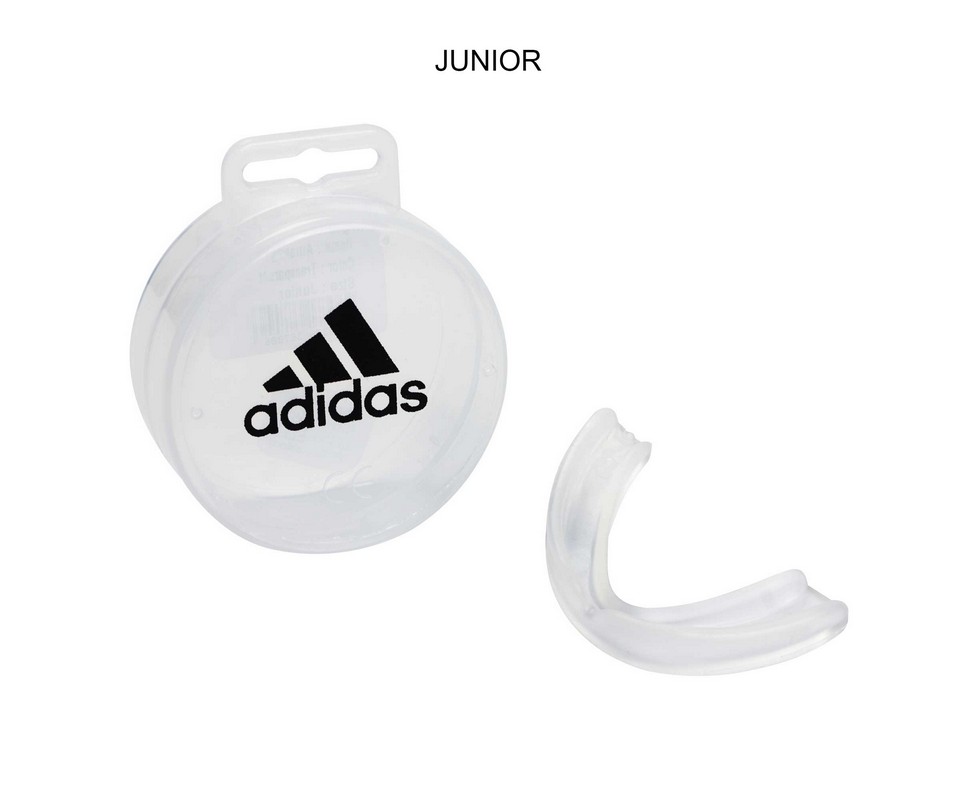 Капа одночелюстная Adidas Single Mouth Guard прозрачная adiBP09 978_800