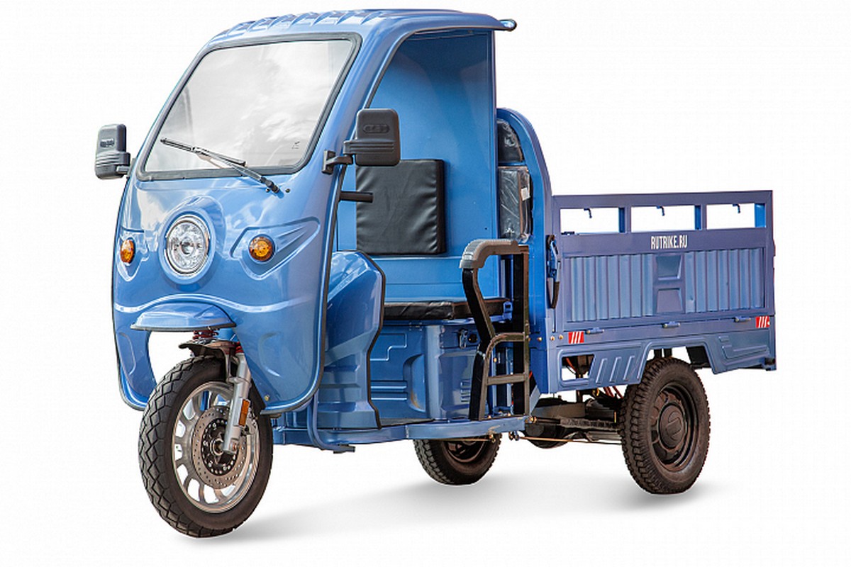 Грузовой электротрицикл RuTrike Гермес Pro 1500 72V1500W 024457-2753 темно-синий матовый 1200_800