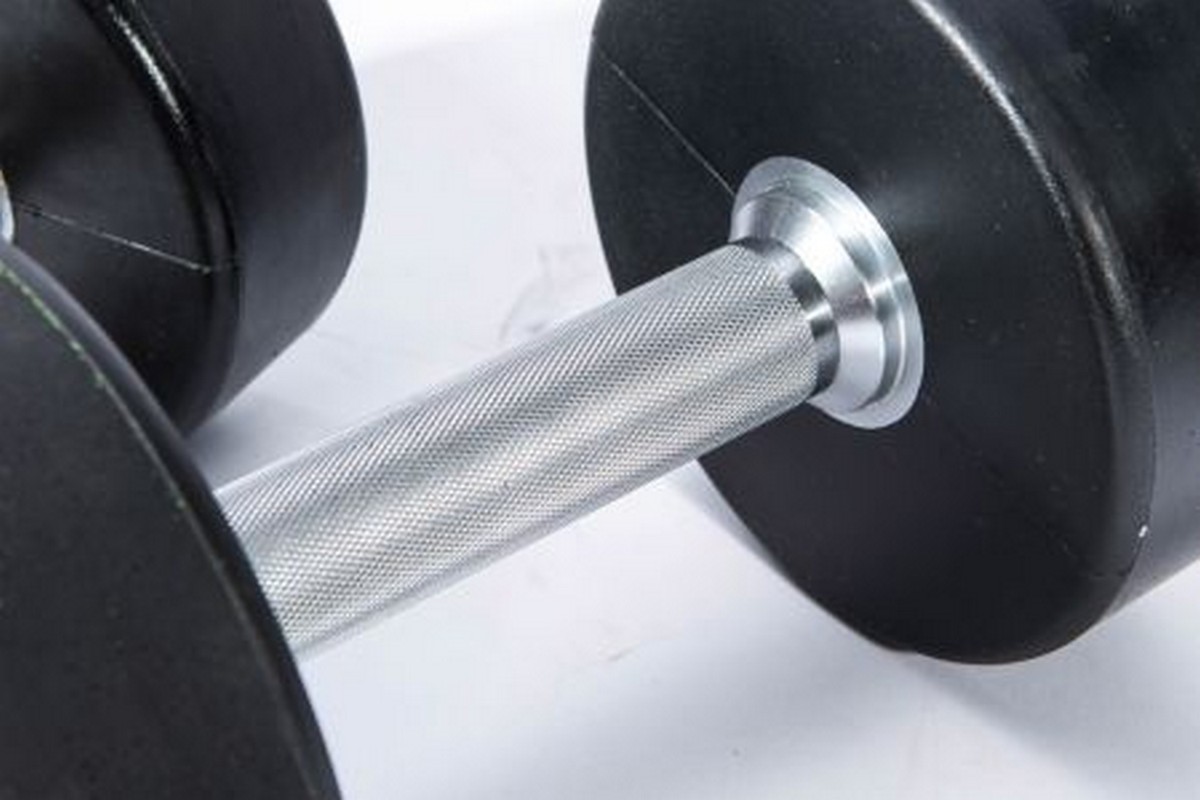 Гантели в уретане 20 кг Live Pro Premium Urethane Dumbbells LP8000-20 1200_800