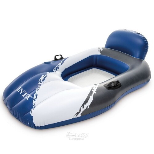 Надувной матрас-шезлонг Intex River Lounge с сетчатым дном 163x104 см 56862EU 500_500