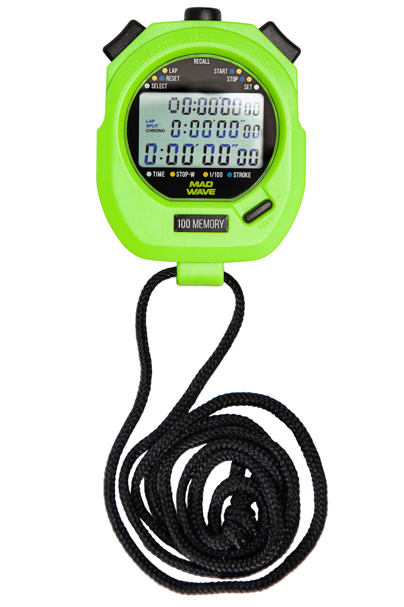 Секундомер Mad Wave Stopwatch SW-100 memory M1402 09 1 00W 1333_2000