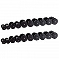 Гантельный ряд 2,5-25 кг Profi-Fit Power (шаг 2,5 кг, 10 пар) 120_120